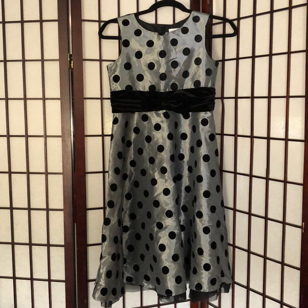Polka dot party dress